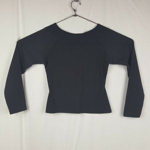 Vtg 80s CSL Cherry Stix LTD Womens Top L Black